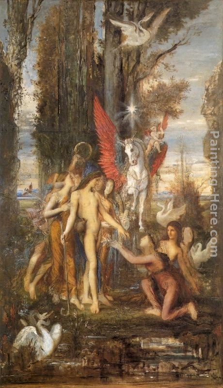 Gustave Moreau Hesiod and the Muses